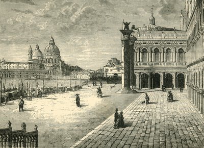 Vista em Veneza: O Molo, 1890. de Unbekannt