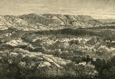 Vista no vale do Jordão, 1890. de Unbekannt