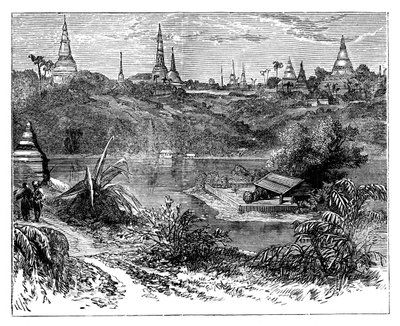 O que fazer perto de Rangoon, Burma, c1888 de Unbekannt