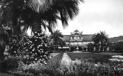 Vista dos Jardins Albert I e do Casino, Nice, Sul da França, início do século XX de Unbekannt