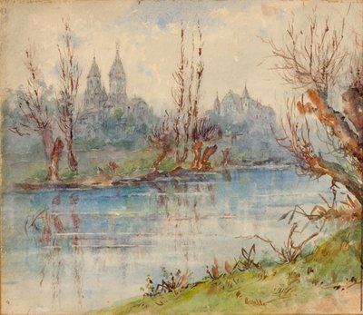 Vista da Catedral e Palácios, s.d. de Unbekannt