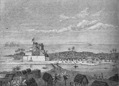 Vista de Elmina, c1880 de Unbekannt