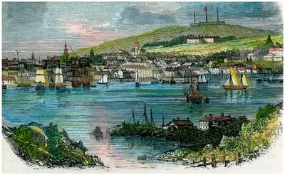 Vista de Halifax, Nova Escócia, c1870 de Unbekannt