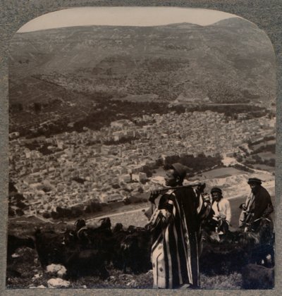 Vista de Nablus, c1900 de Unbekannt