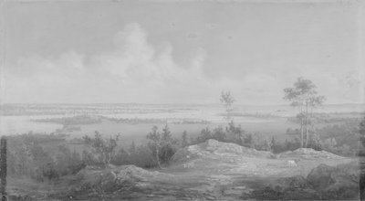 Vista de Nova York de Nova Jersey, ca. 1850. de Unbekannt