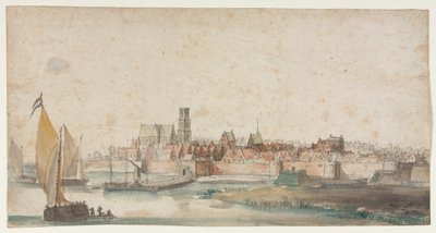 Vista de St. Geertruidenberg, 1600s. de Unbekannt