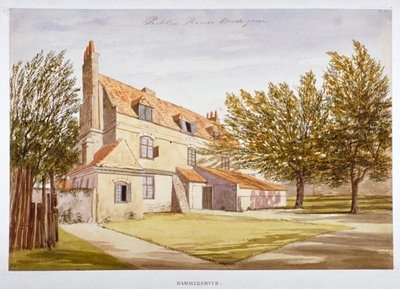 Vista de uma casa pública, Brook Green, Hammersmith, Londres, c1820 de Unbekannt