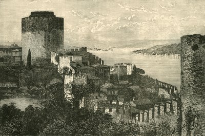 Vista do Bósforo: O Castelo da Europa, 1890. de Unbekannt