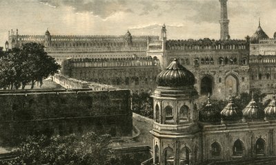 Vista do Grande Imambara, Lucknow, 1890. de Unbekannt