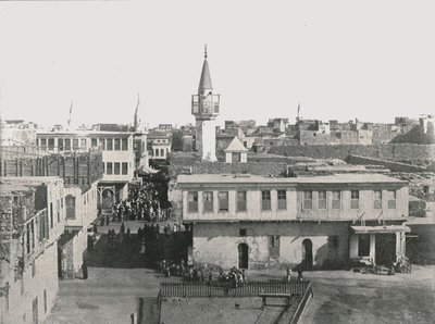 Vista da cidade velha, Suez, Egito, 1895. de Unbekannt
