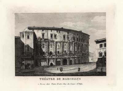 Vista do Teatro de Marcelo, Roma de Unbekannt
