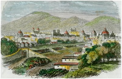 Vista da cidade de Cuzco, Peru, c1875 de Unbekannt
