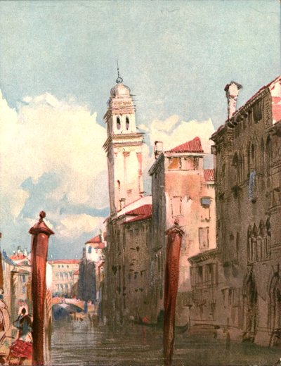 Vista em um canal, c1826, c1900. de Unbekannt