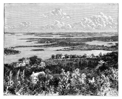 Vista tirada de Gibbs Hill, Bermudas, c1890 de Unbekannt