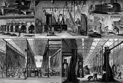 Vistas na Royal Small Arms Factory, Enfield, c1880 de Unbekannt
