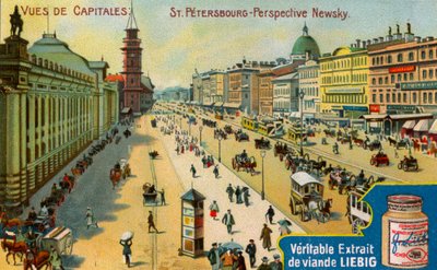 Vistas das capitais: Nevsky Prospect, São Petersburgo, c1900 de Unbekannt