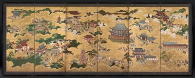 Vistas de Kyoto, 1600s. de Unbekannt
