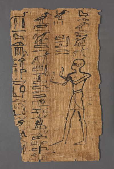 Vinheta do Livro dos Mortos de Bakenmut, 1000-900 aC. de Unbekannt