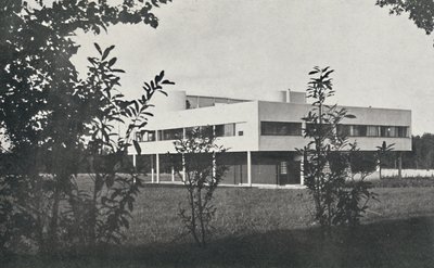 Villa em Poissy, construída em concreto armado, 1933 de Unbekannt