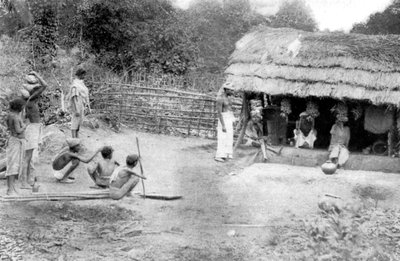 Village exclui compras no sul da Índia, 1926 de Unbekannt