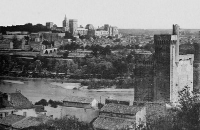 Villeneuve-Les-Avignon - A torre do século XIV de Philippe-le-Bel., Vale do Ródano. O Palácio de Unbekannt