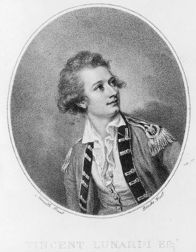 Vincenzo Lunardi, c1770 de Unbekannt
