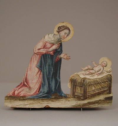 Virgem Maria com Cristo numa Manjedoura, século XVIII. de Unbekannt