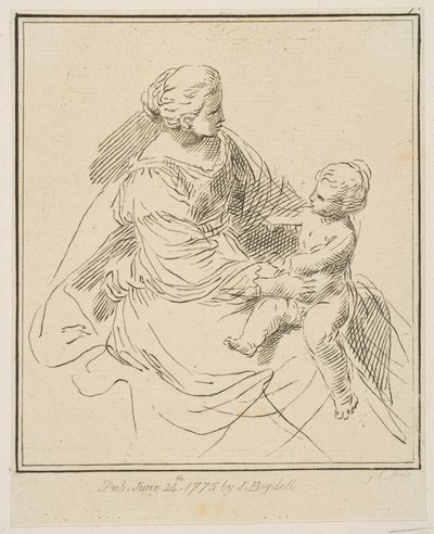Virgem e Criança, 1775. de Unbekannt