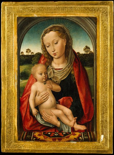 Virgem com o Menino, início do século XVI. de Unbekannt