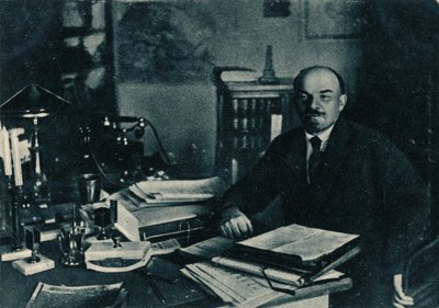 Vladimir Ilich Lenin, líder bolchevique russo, Moscou, Rússia, 7 de outubro de 1922 de Unbekannt