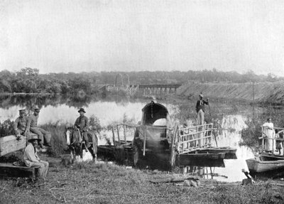 Esperando na balsa, Paraguai, 1911 de Unbekannt