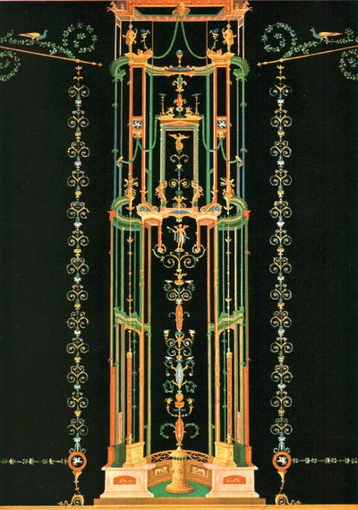 Decoração de parede, Pompéia, Itália, 1928. de Unbekannt