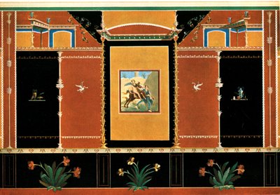 Decoração de parede, Pompéia, Itália, 1928. de Unbekannt