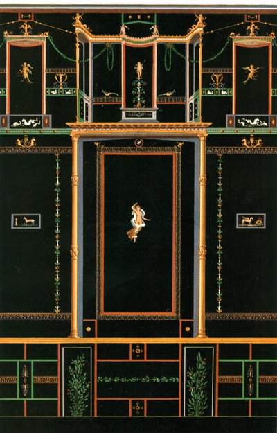 Decoração de parede, Pompéia, Itália, 1928. de Unbekannt