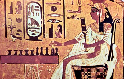 Pintura de parede da tumba de Nefertari, Tebas, Egito Antigo, Dinastia 19, século 13 aC de Unbekannt