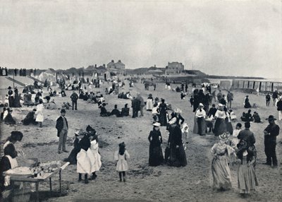 Walton-on-the-Naze - cena na praia, 1895 de Unbekannt