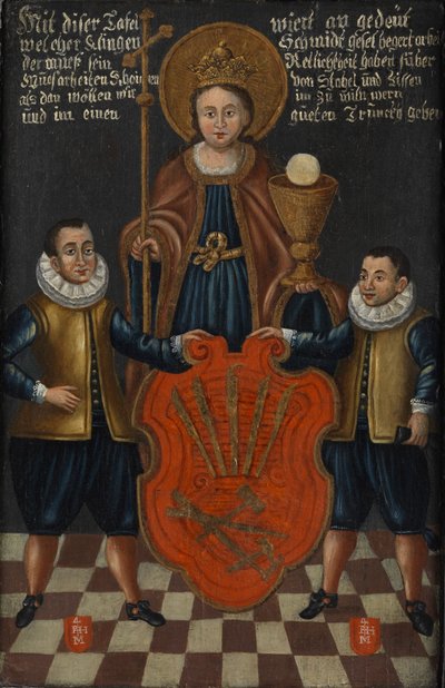 Brasão e estatutos da guilda de forja de lâmina de Unbekannt