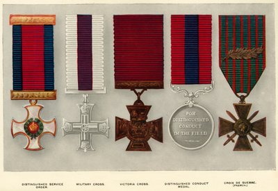Decorações de guerra, 1919. de Unbekannt