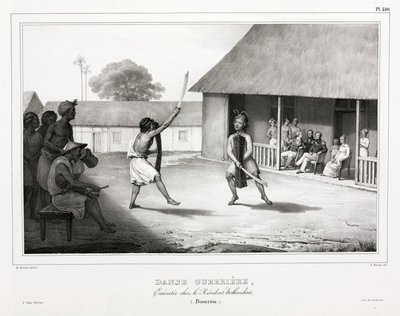Dança de guerra, Ilha de Buru de Unbekannt