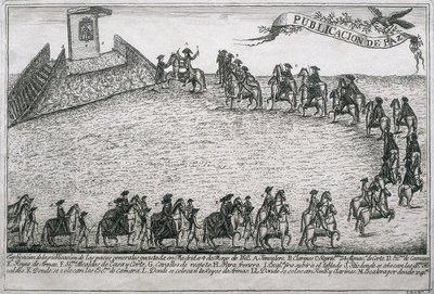 Guerra das Laranjas, gravura de Unbekannt