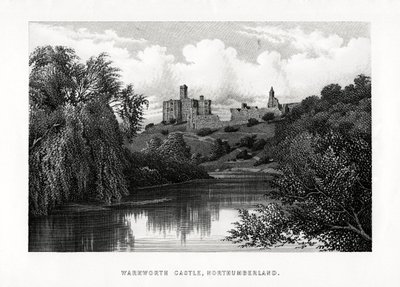 Castelo de Warkworth, Northumberland, 1896 de Unbekannt