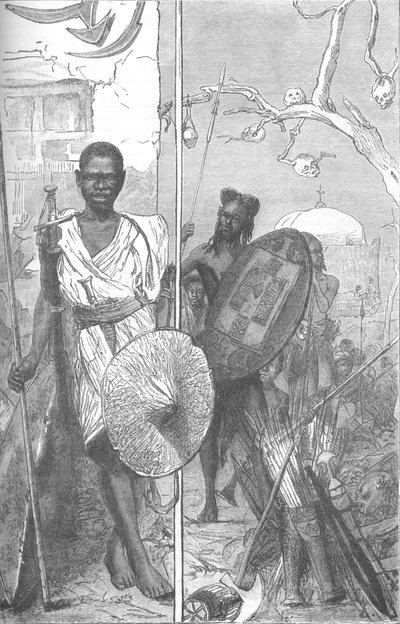 Guerreiros do Mahdi, c1885 de Unbekannt