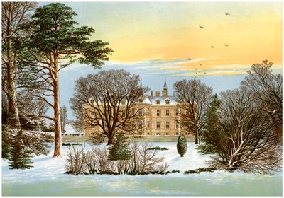 Warter Priory, perto de Pocklington, Yorkshire, casa da família Wilson, c1880 de Unbekannt