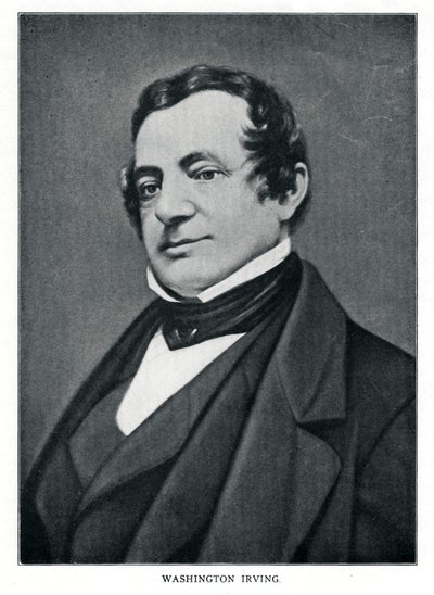 Washington Irving, autor americano, século 20 de Unbekannt