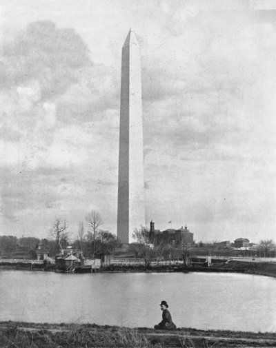 Monumento de Washington, Washington DC, EUA, c1900. de Unbekannt
