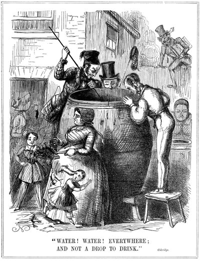 Água! Água! Em todos os lugares, e não uma gota para beber, 1849 de Unbekannt