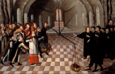 Pesando as religiões de Unbekannt