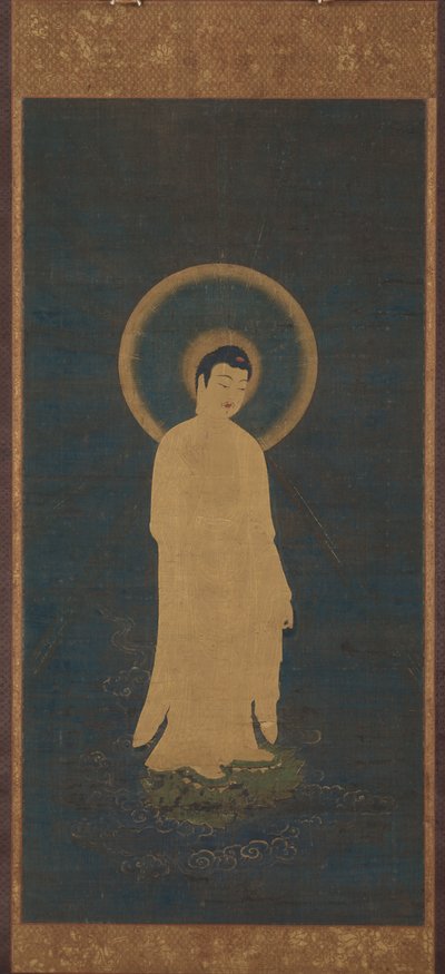 Descida de boas-vindas de Amida Buddha Raigo, cerca de 12701333. de Unbekannt