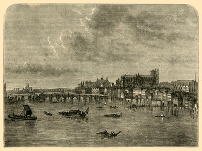 Ponte de Westminster, 1881. de Unbekannt
