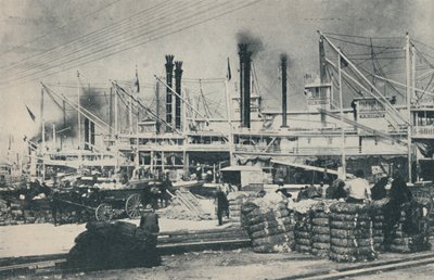 Quando o algodão foi carregado, uma floresta de torres e chaminés, 1937 de Unbekannt
